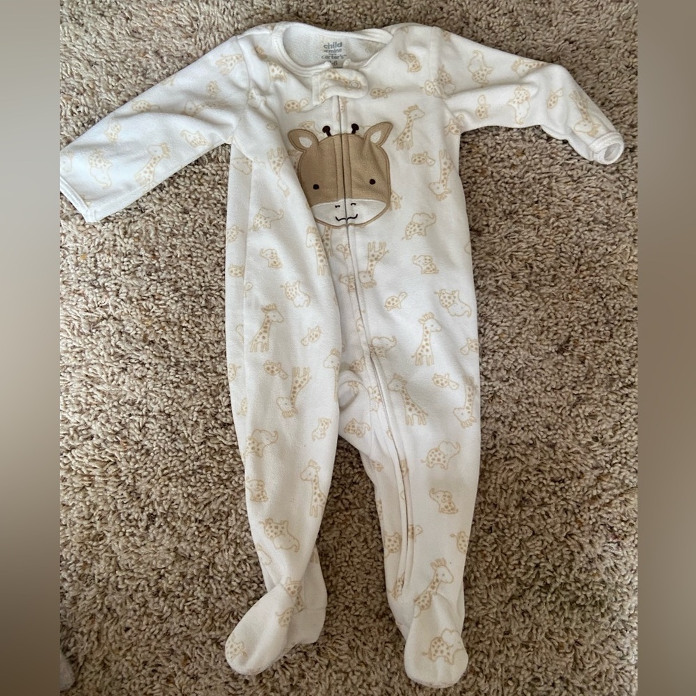 3-6M fleece sleeper.